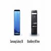 بالمواصفات.. أبرز الفروق بين هاتفى جلاكسى S8 وبلاك بيرى KEYone