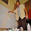 فلسطيني يرسم 72 ساعة متواصلة